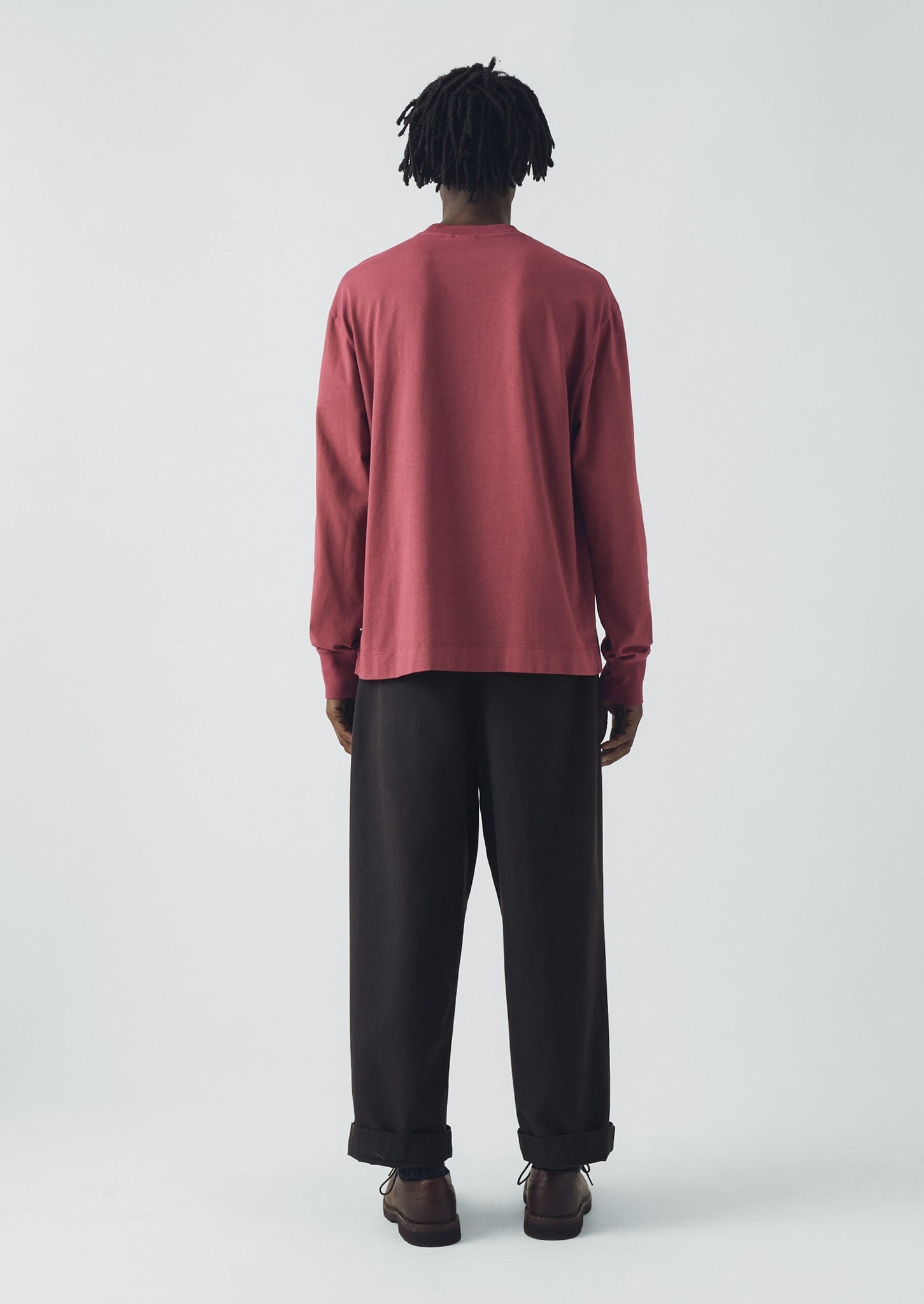 Long Sleeve Crew Neck Tee | Apple Butter