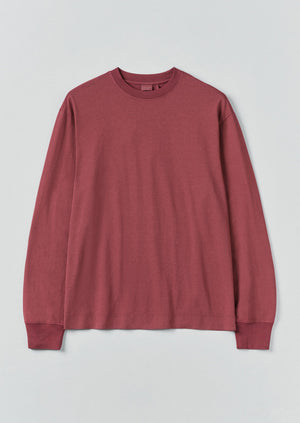 Long Sleeve Crew Neck Tee | Apple Butter