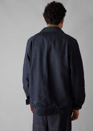 Cotton Hemp Denim Jacket | Indigo