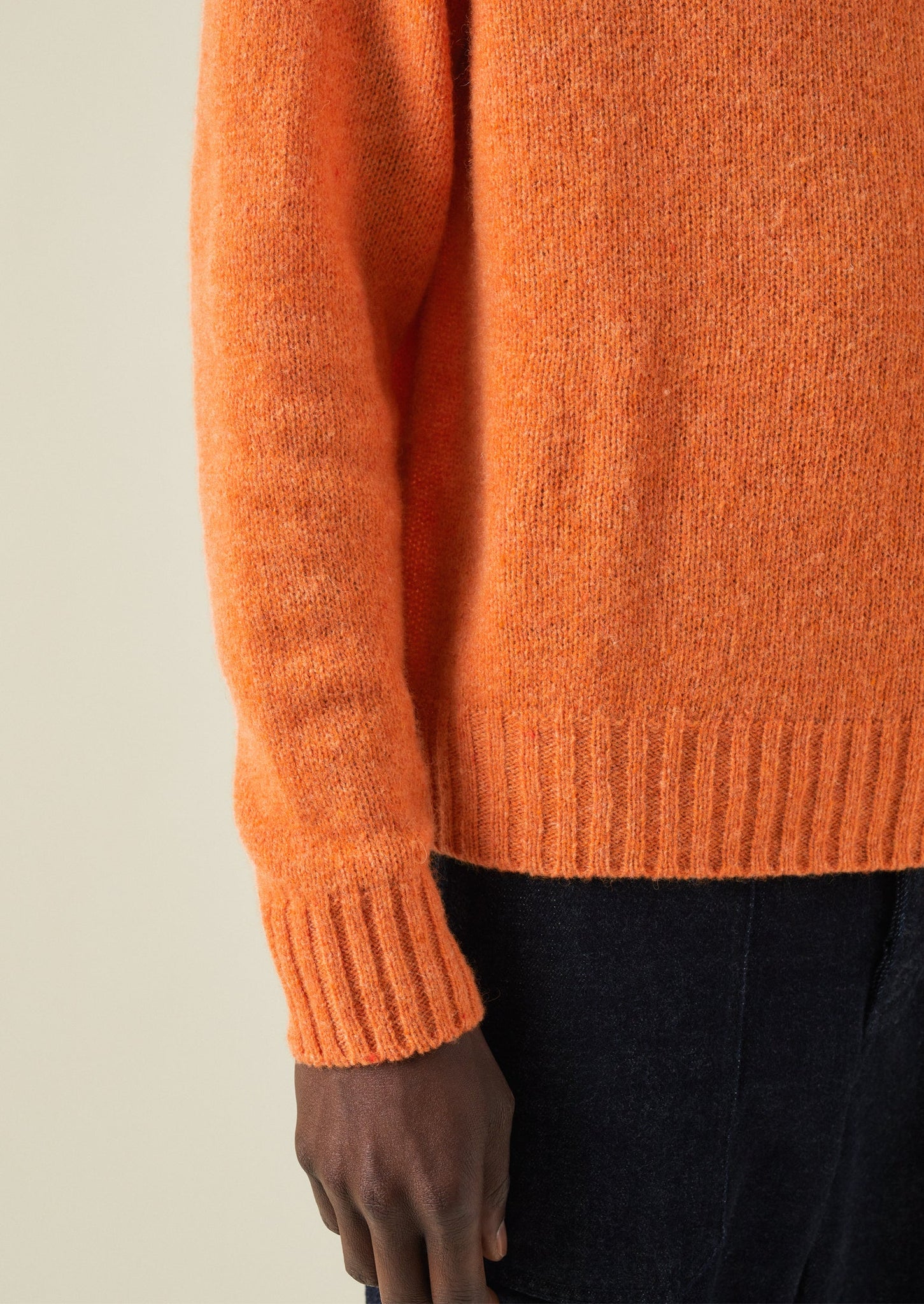 Crew Neck Wool Sweater | Clementine