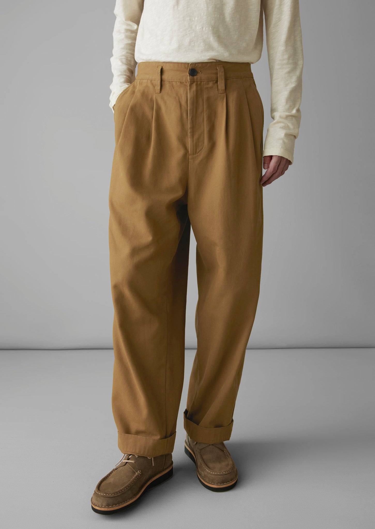 Bill Cotton Wide Leg Trousers | Acorn