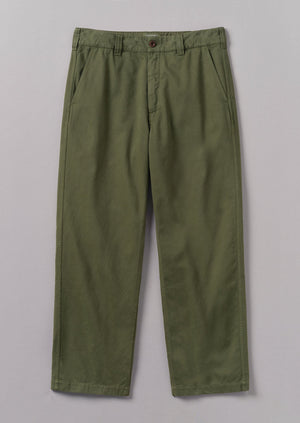 Rory Garment Dyed Trousers | Washed Olive