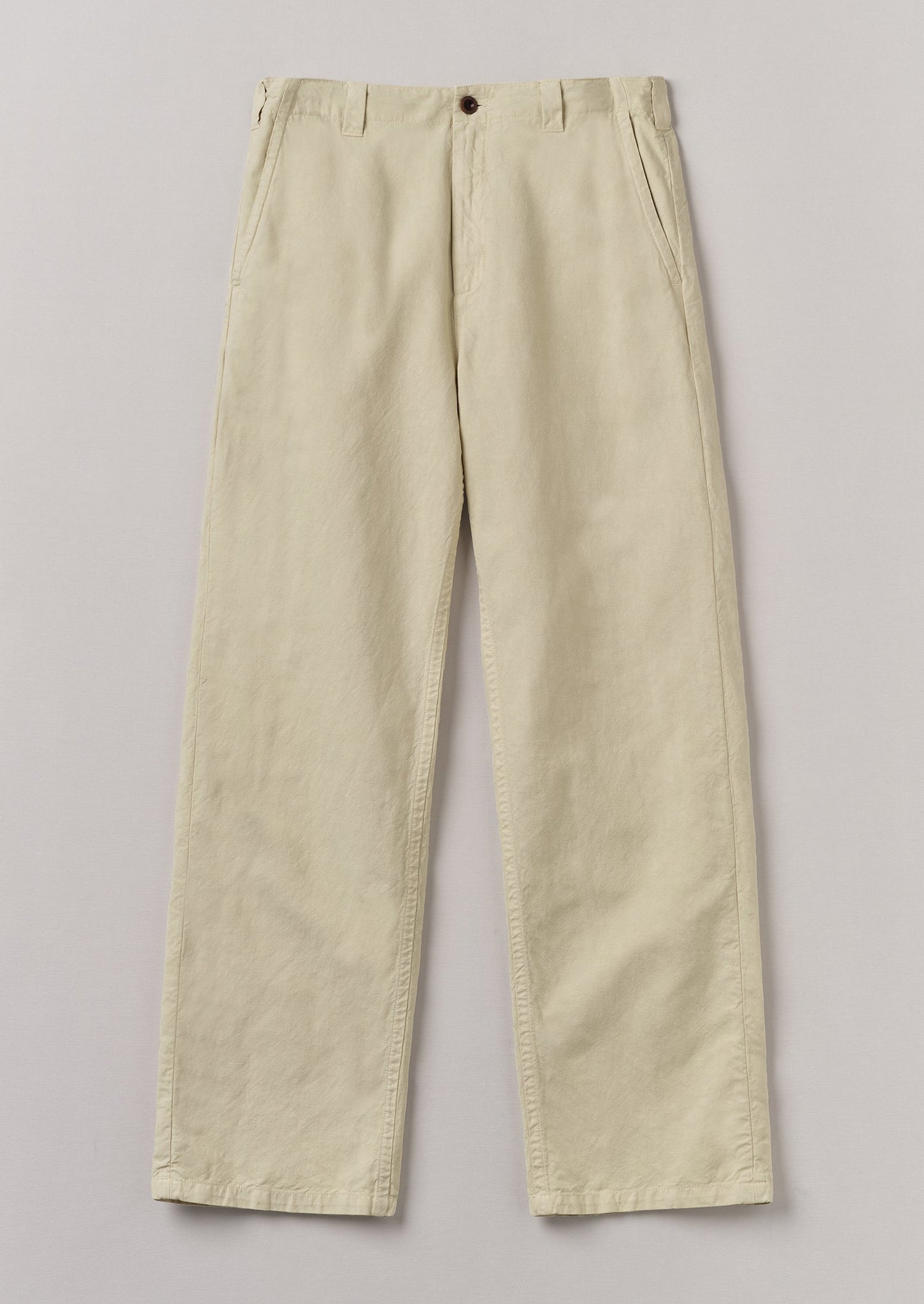 Rory Cotton Linen Drawstring Trousers | Wood Ash