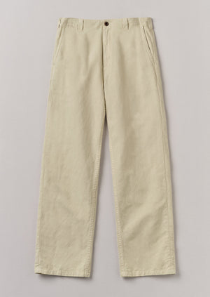 Rory Cotton Linen Drawstring Trousers | Wood Ash