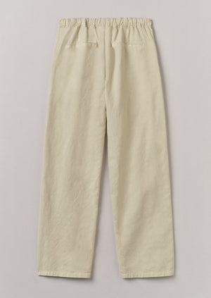 Rory Cotton Linen Drawstring Trousers | Wood Ash