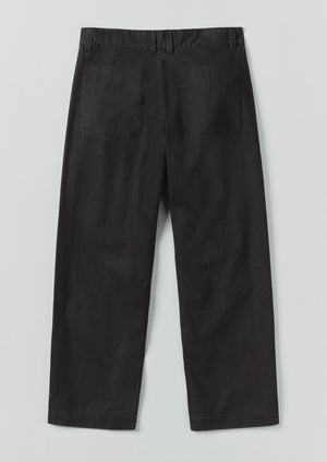 Rory Cotton Canvas Trousers | Slate