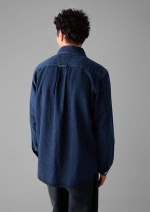 Patch Pocket Denim Shirt | Indigo