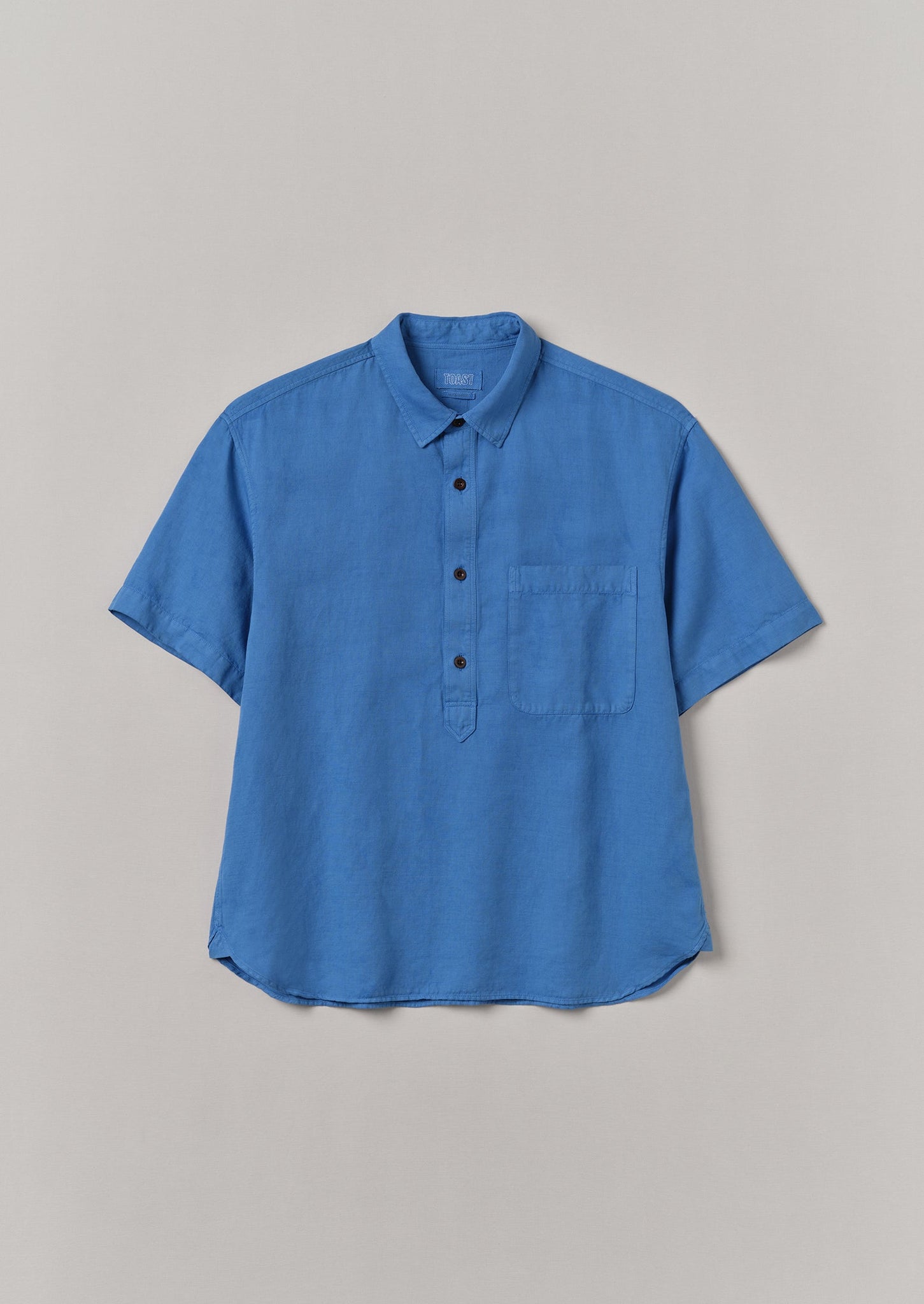 Pullover Short Sleeve Shirt | Sea Blue