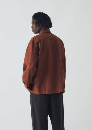 Garment Dyed Oxford Shirt | Cinnamon