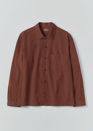 Garment Dyed Oxford Shirt | Cinnamon
