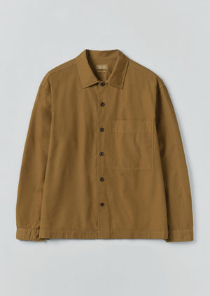 Garment Dyed Oxford Shirt | Old Gold