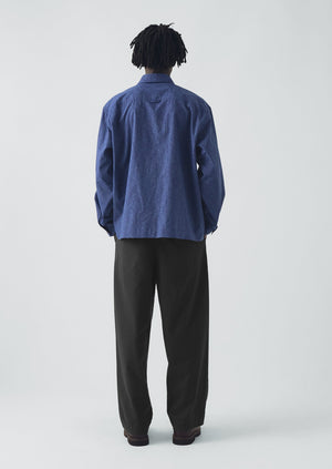 Tile Block Print Shirt | Misty Blue