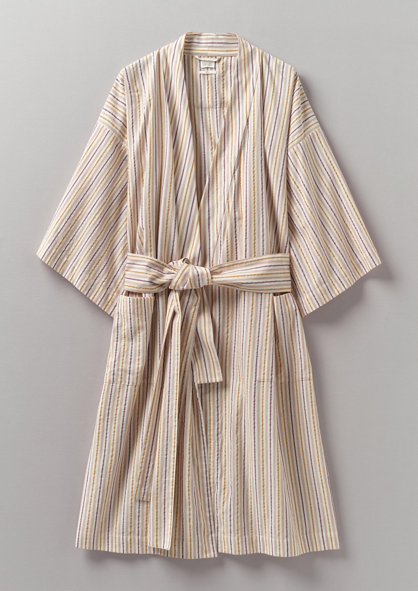 Scout Stripe Cotton Gown | Marigold