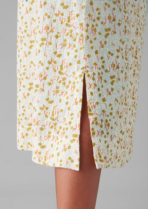 Scattered Kite Print Cotton Nightdress | Ecru/Multi