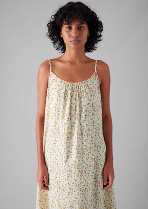 Scattered Kite Print Cotton Nightdress | Ecru/Multi