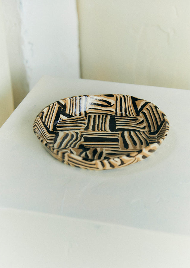 Polly Liu Serving Dish | Brown Multi