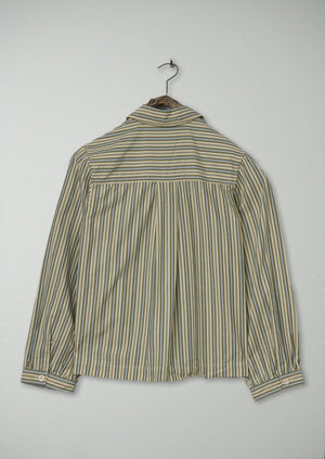 Renewed Baya Raft Stripe Patch Pocket Cotton Shirt Size XS (61) | Multi