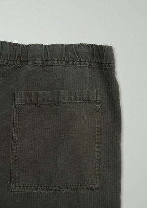 Reworn Mens Herringbone Trousers Size XL (032) | Dark Moss