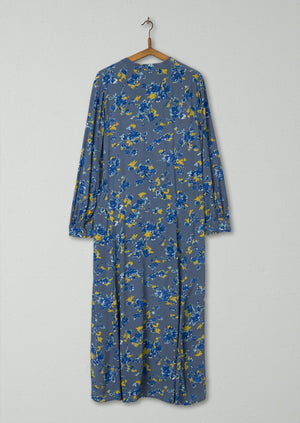 Reworn Floral Tiered Smock Dress Size 10 (1105) | Multi