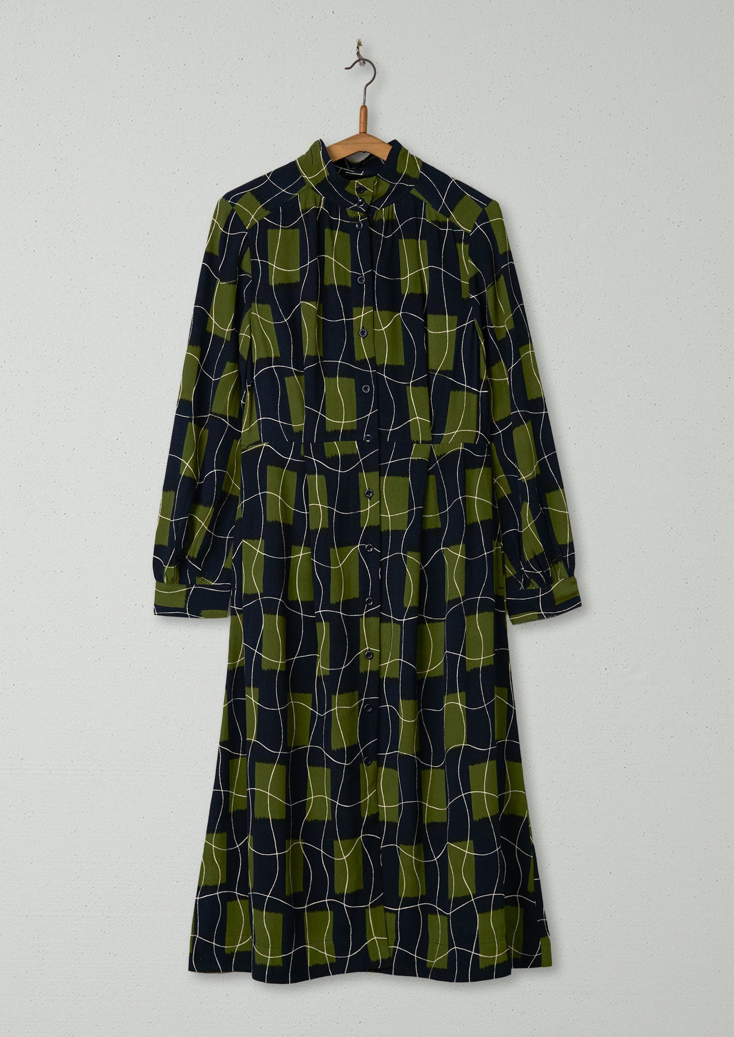 Reworn Check Print Dress Size 6 (992) | Multi