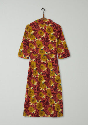 Reworn Print Dress Size 8 (1057) | Rosewood
