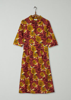 Reworn Print Dress Size 8 (1057) | Rosewood