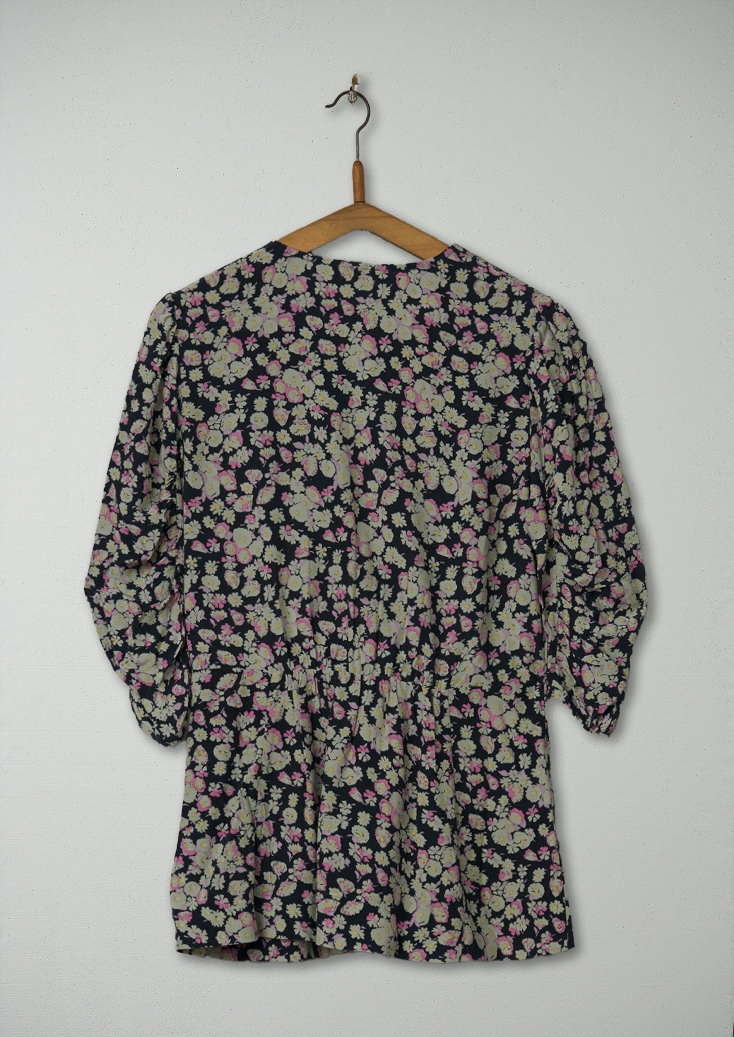 Reworn Floral Print Top Size 6 (394) | Multi
