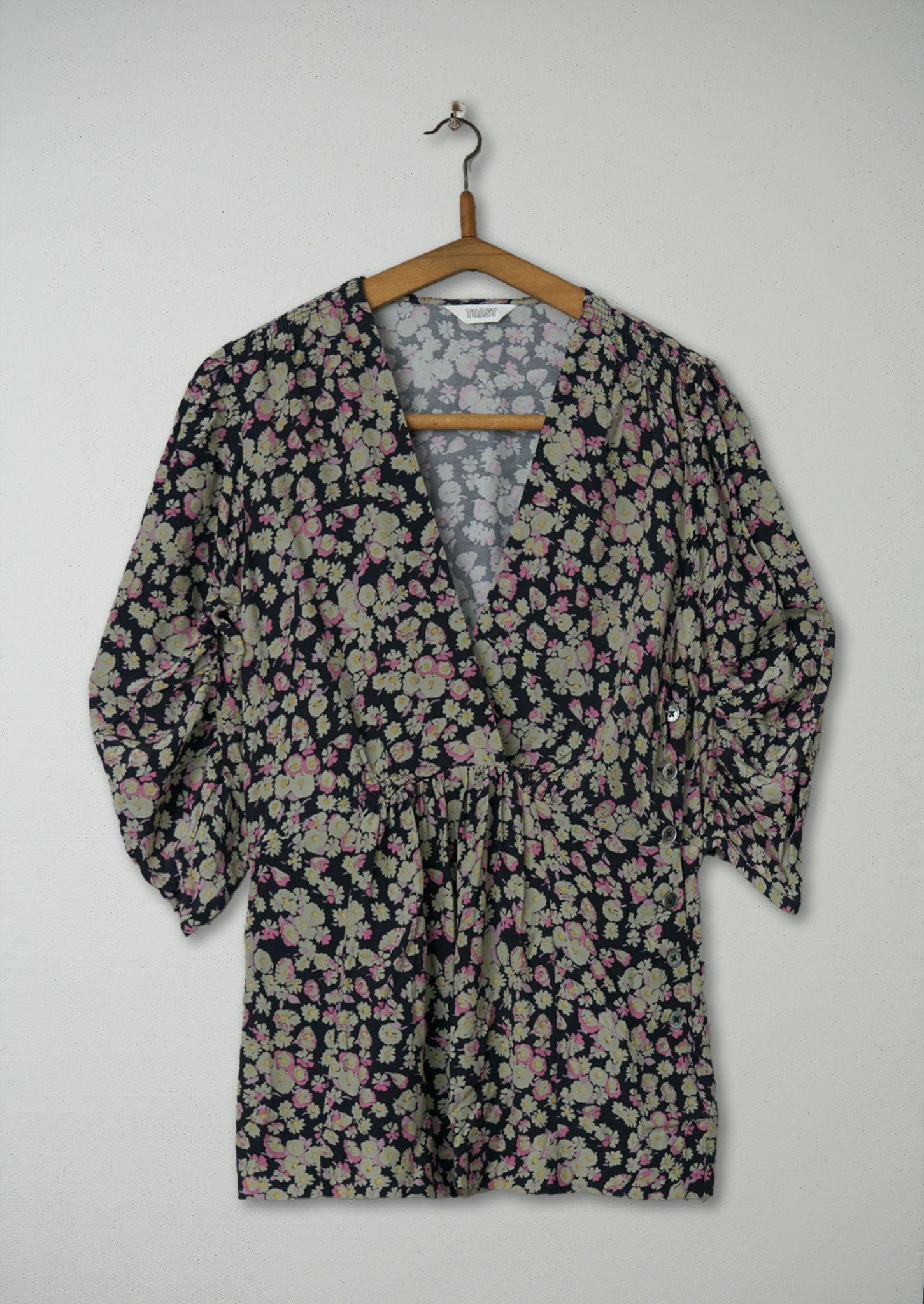 Reworn Floral Print Top Size 6 (394) | Multi