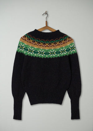 Reworn Fair Isle Sweater Size S (280) | Multi
