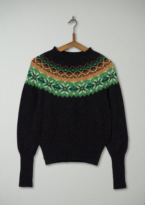 Reworn Fair Isle Sweater Size S (280) | Multi