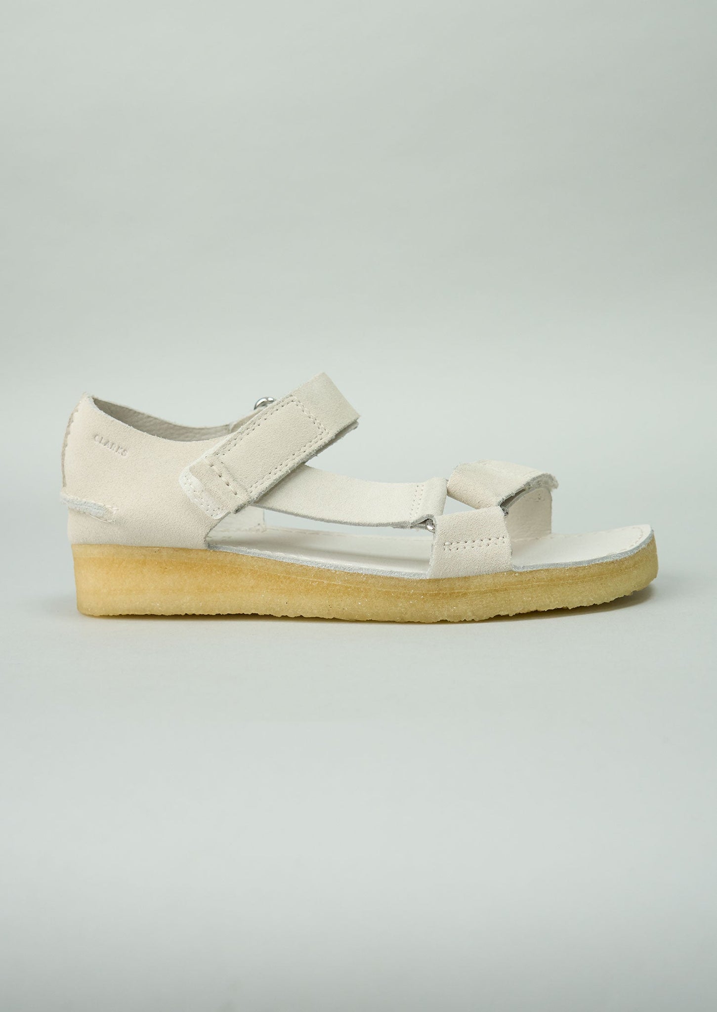Reworn Clarks Wallabee Sandals Size 5 (355) | Off White