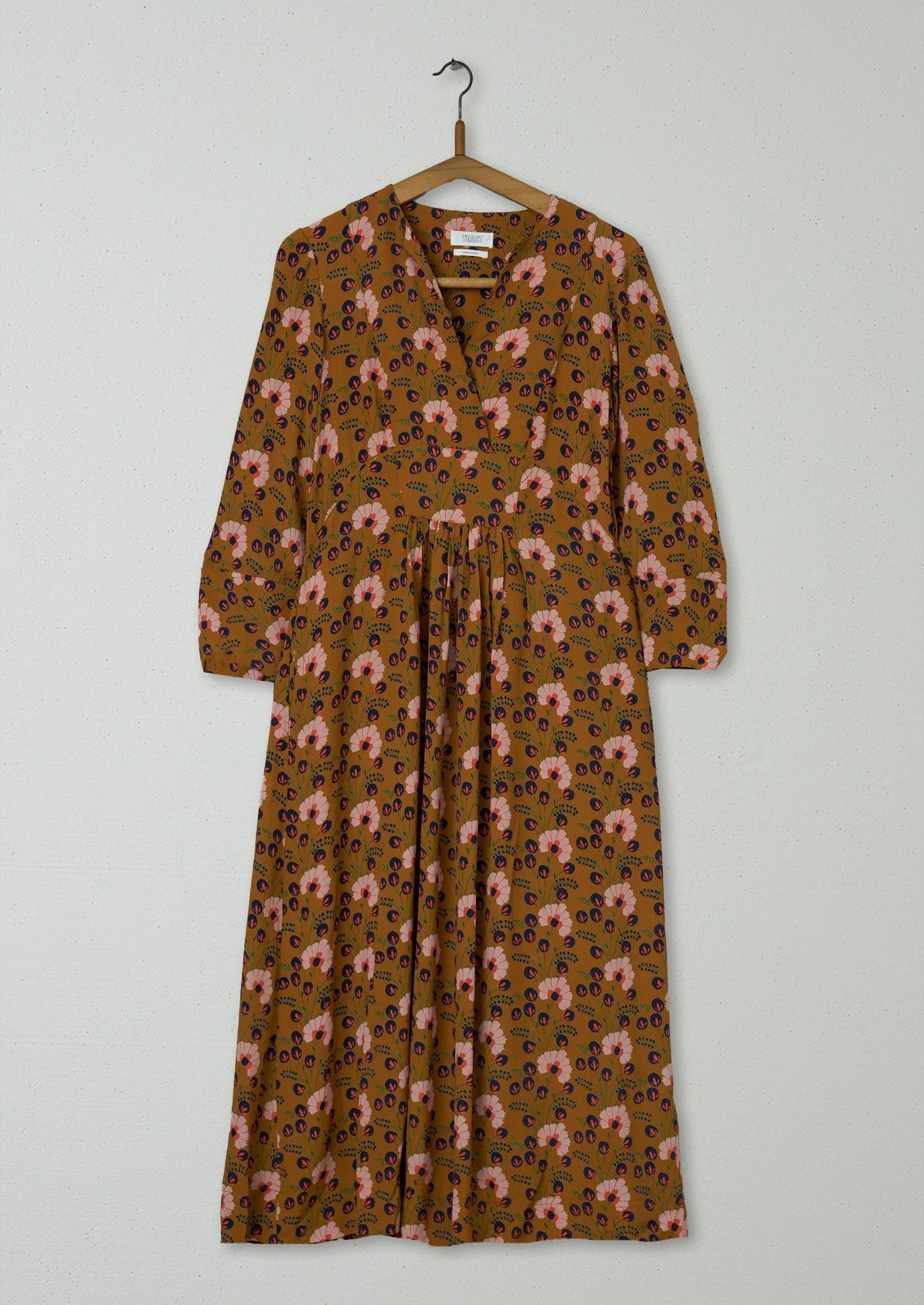 Reworn Sprig Print Easy Dress Size 6 (1059) | Amber