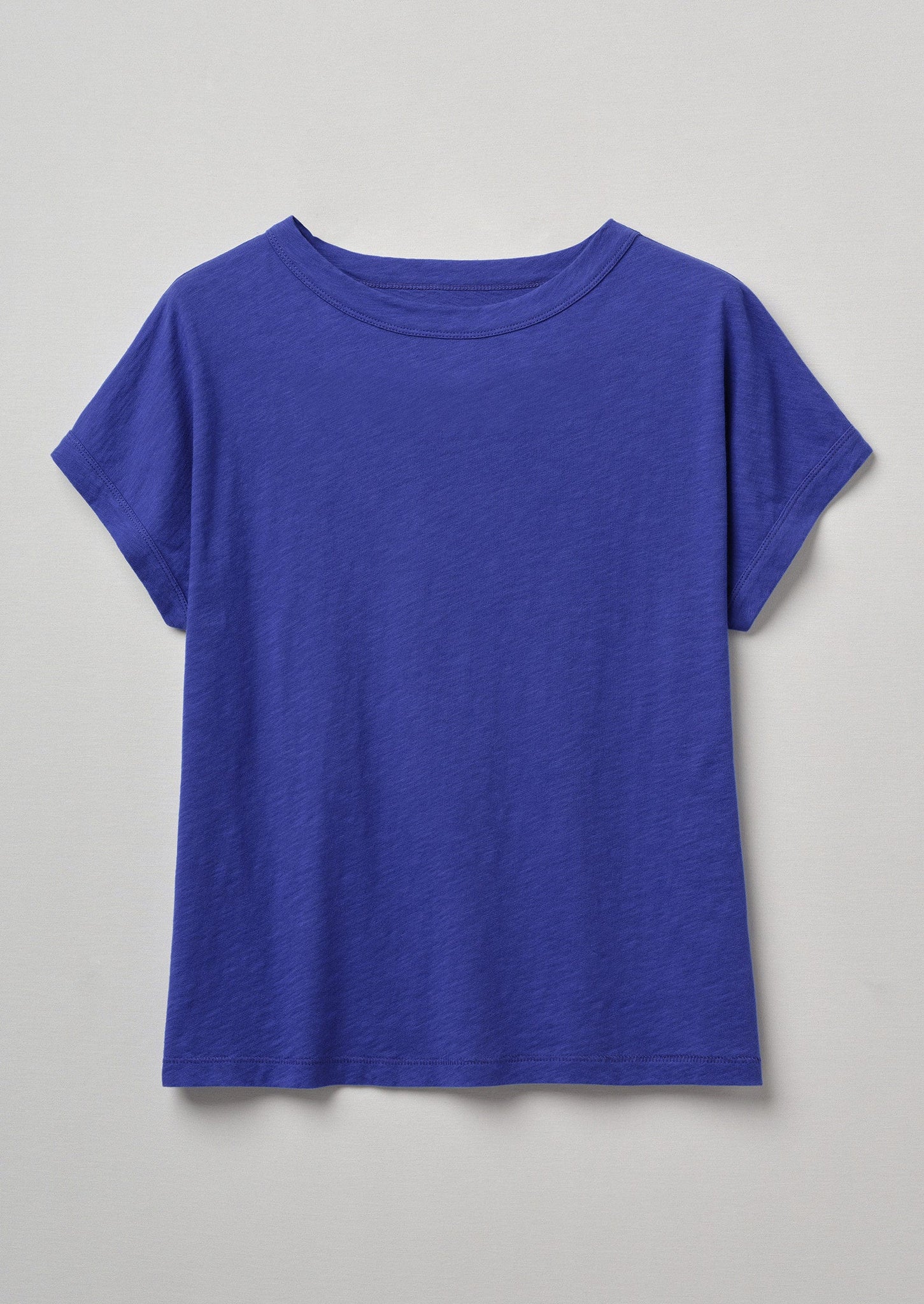 Alda Organic Cotton Easy Tee | Delft Blue