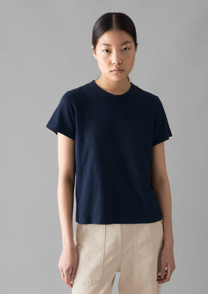 Sadie Organic Cotton Boy Tee | Dark Indigo