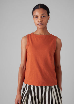 Garment Dyed Organic Cotton Tank Top | Ginger Nut