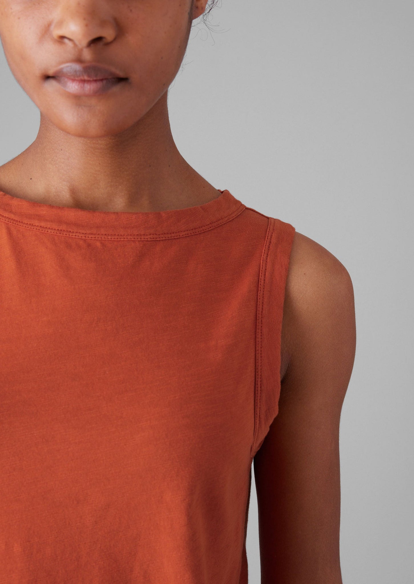 Garment Dyed Organic Cotton Tank Top | Ginger Nut