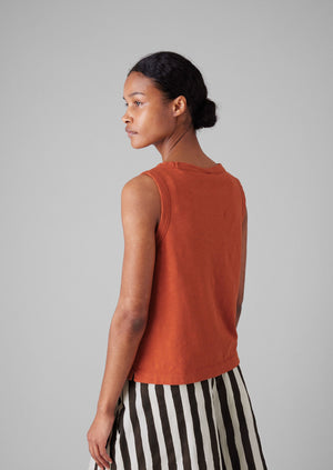 Garment Dyed Organic Cotton Tank Top | Ginger Nut