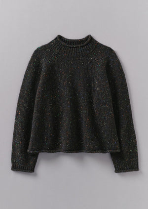 Orla Donegal Wool Sweater | Galaxy