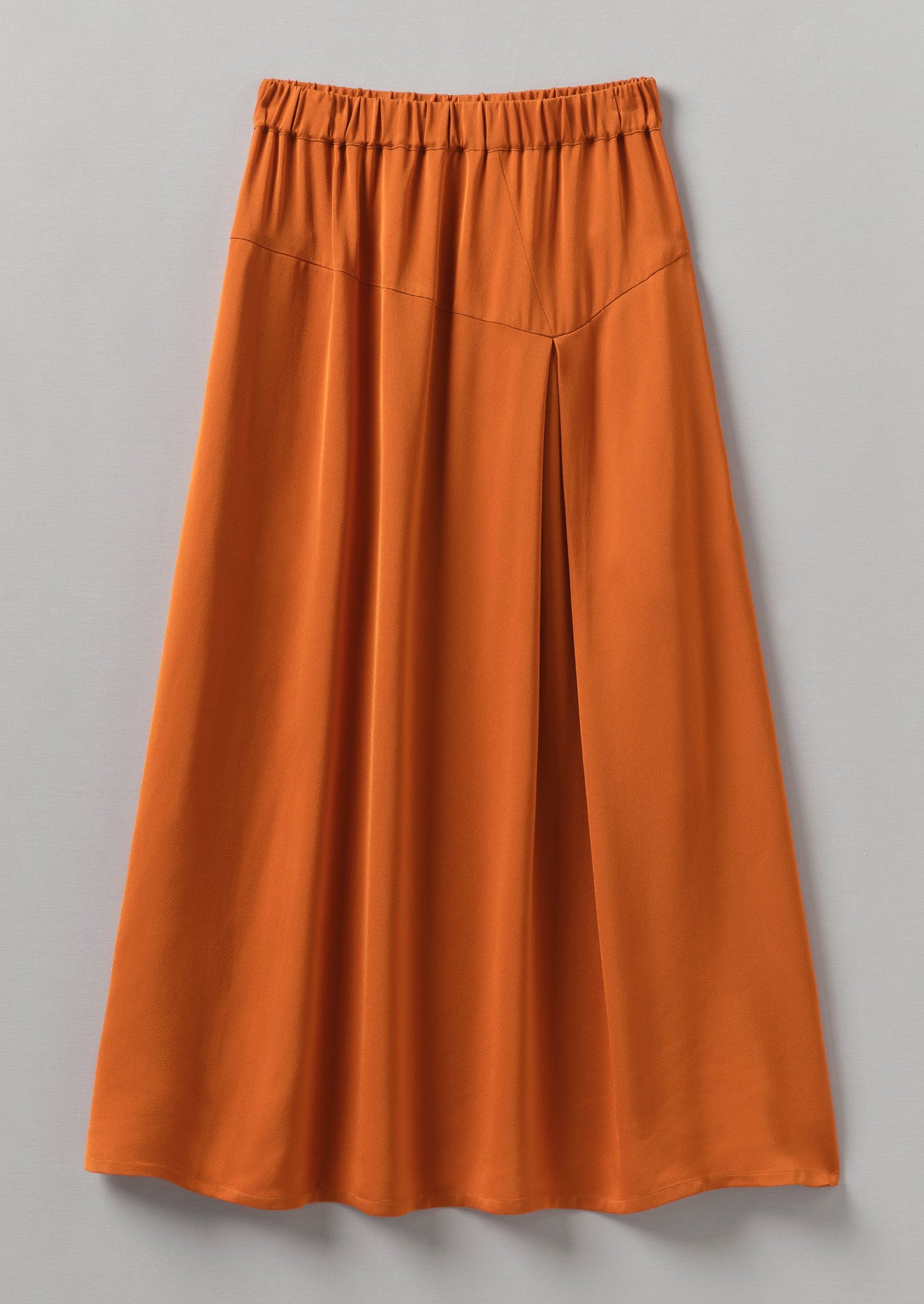 Asymmetric Satin Crepe Skirt | Spice