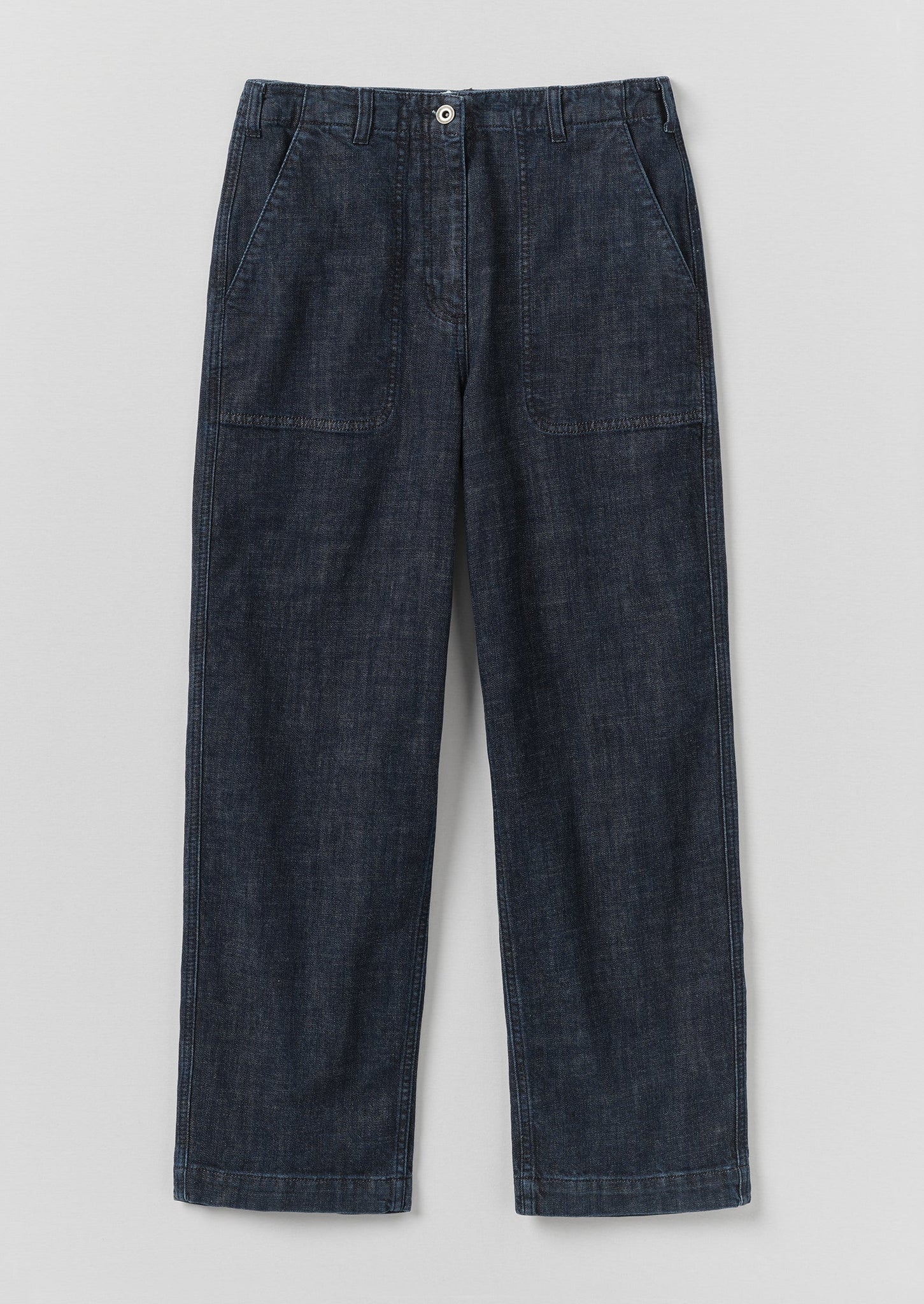 Ashley Organic Cropped Jeans | Indigo