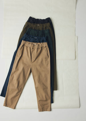 Gabi Cotton Pull On Trousers | Loden