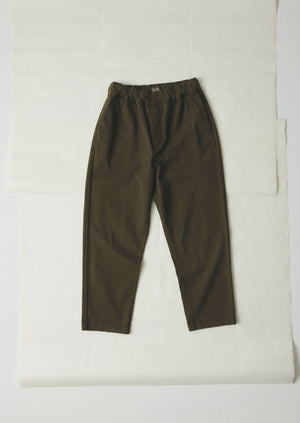 Gabi Cotton Pull On Trousers | Loden