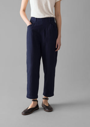 Alix Indigo Twill Trousers | Indigo