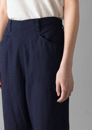 Alix Indigo Twill Trousers | Indigo