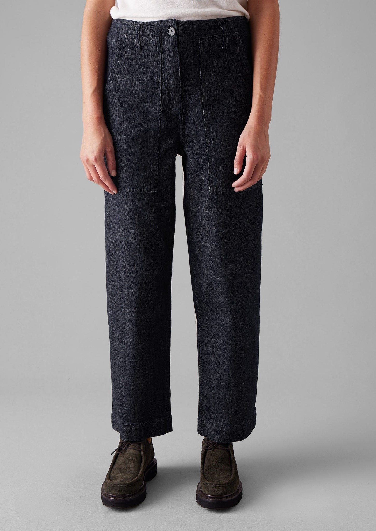 Indigo Denim Workwear Trousers | Indigo