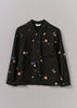 Baya Cosmic Dot Print Shirt | Black