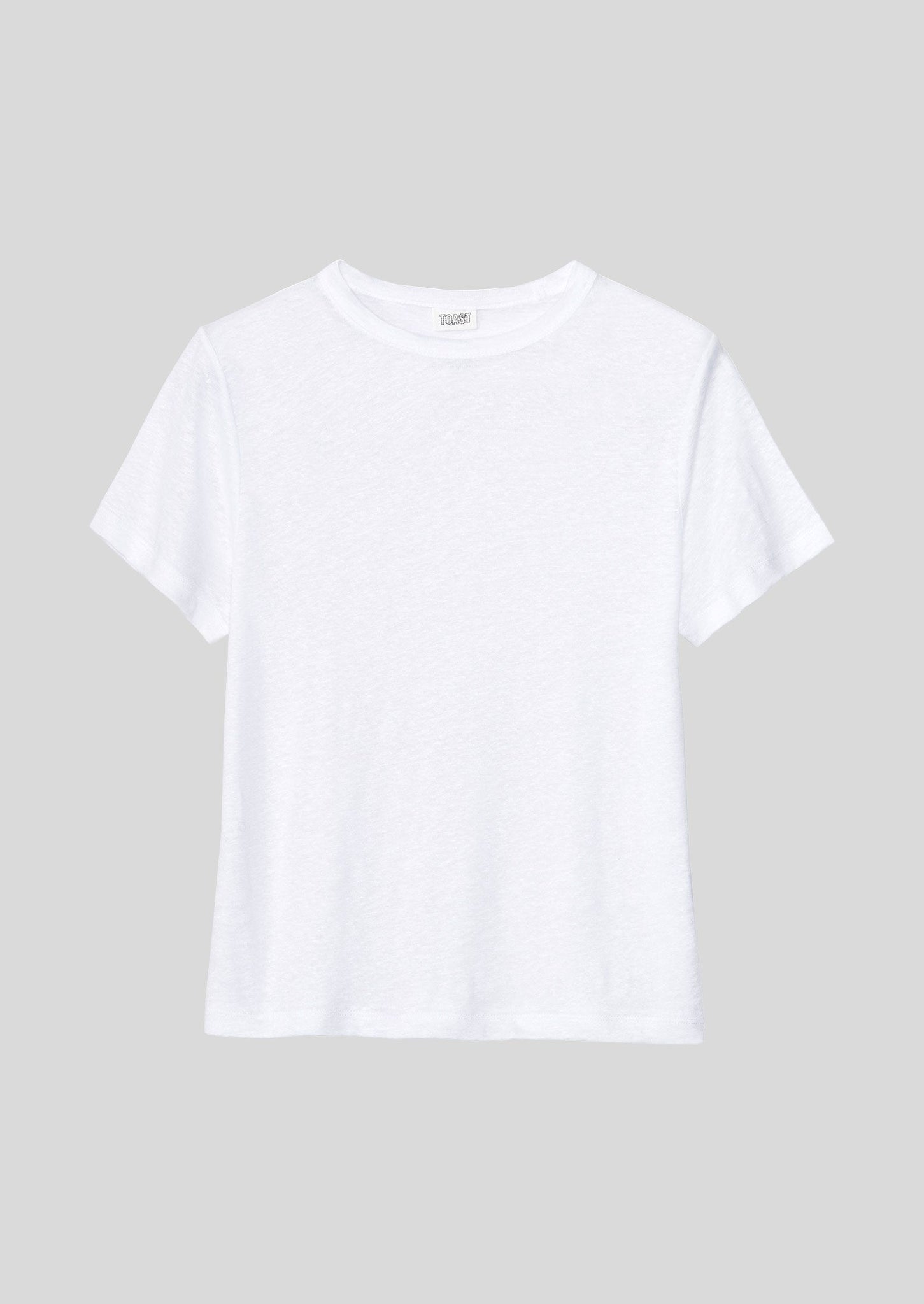 Linen Boy Tee | White