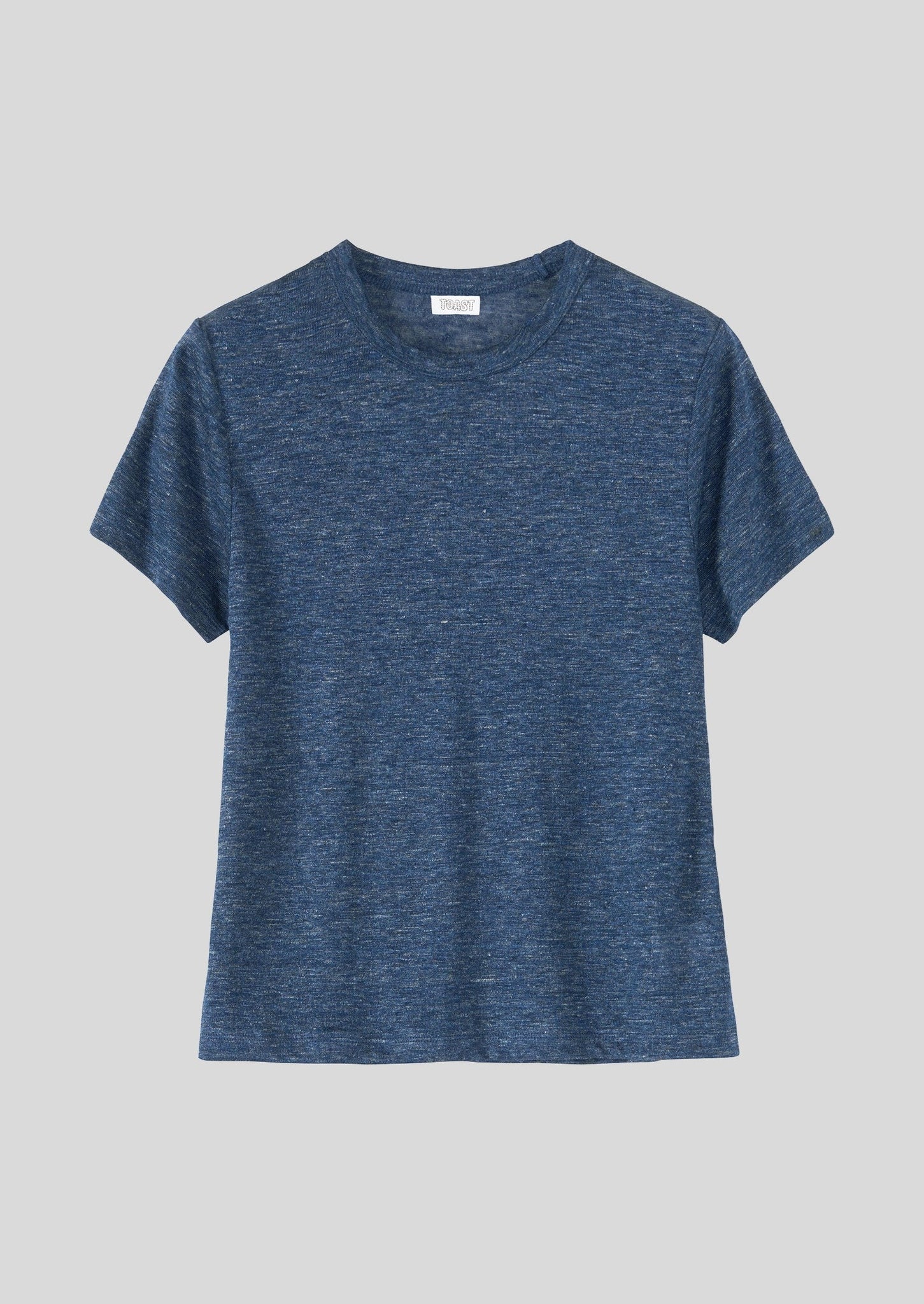 Linen Boy Tee | Blue Melange