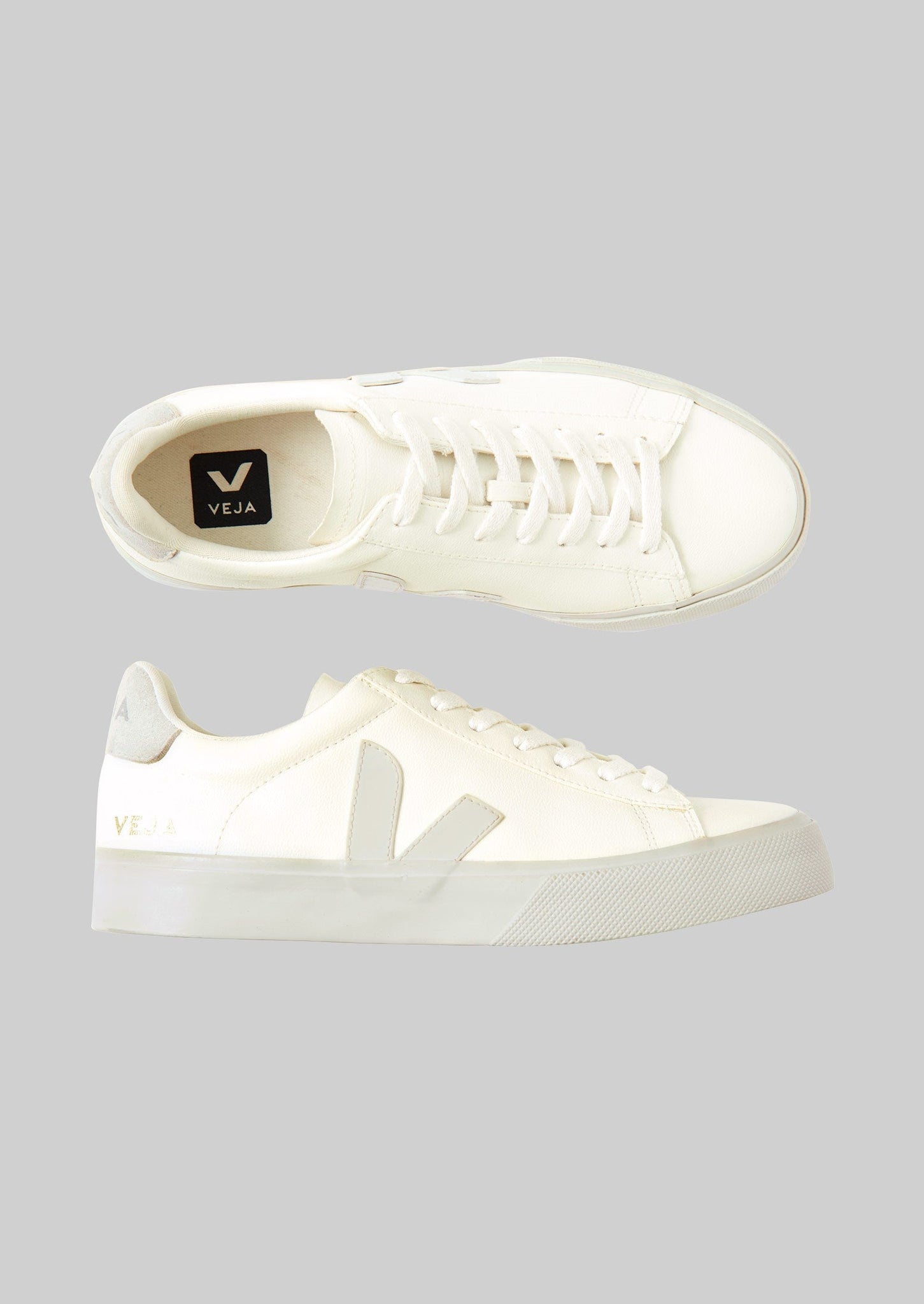 Veja Campo Trainers | White/Natural