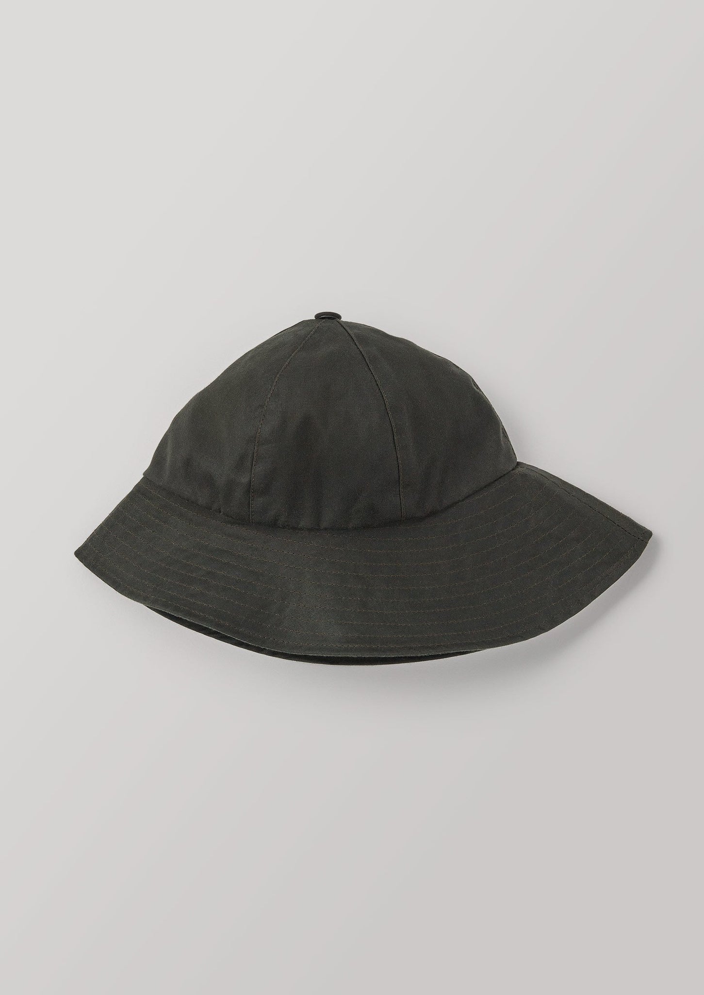 Beton Cire Waxed Cotton Hat | Dark Olive